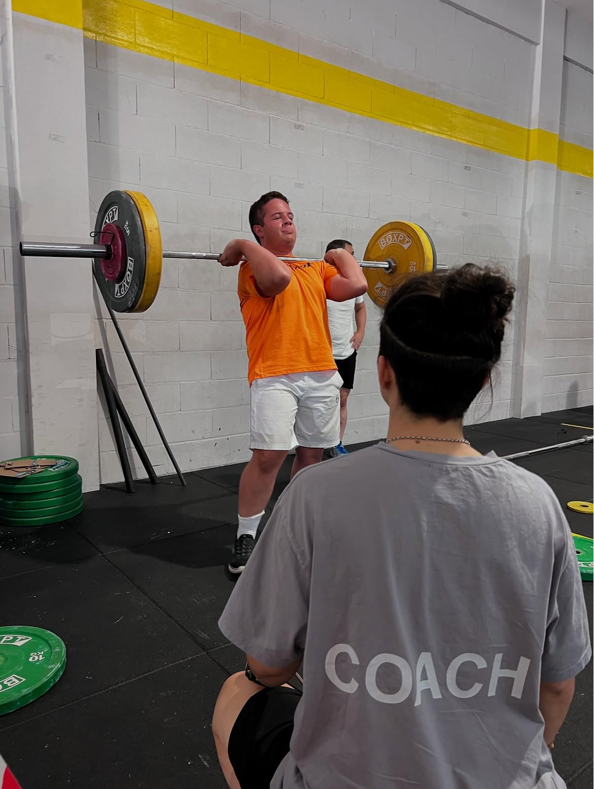 Coach da PUSH a acompanhar um atleta